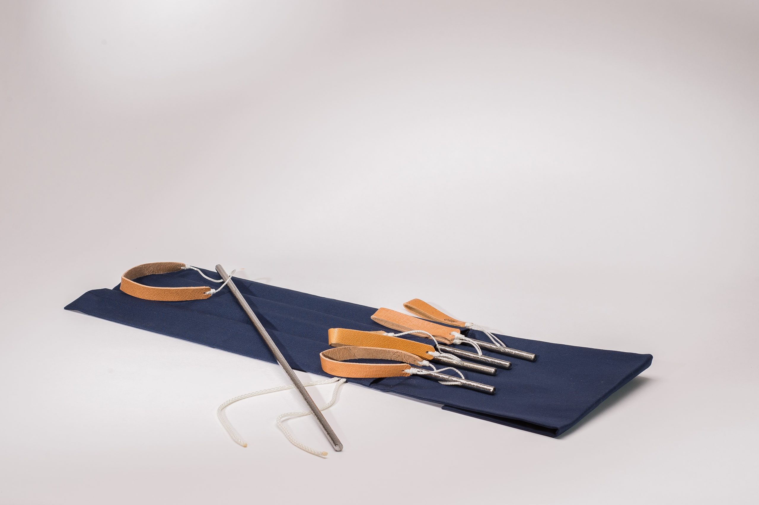 Swinging sticks case for 5 sticks